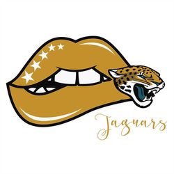 Jacksonville Jaguars Lips Svg, Jacksonville Jaguars Svg, NFL Svg, Cricut File, Clipart, Sexy Lips Svg, Sport Svg, Footba