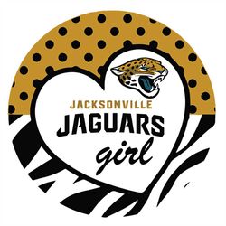 Jaguars Girl Svg, NFL Svg, Cricut File, Clipart, Jacksonville Jaguars Svg, Football Svg, Sport Svg, Love Football Svg, P