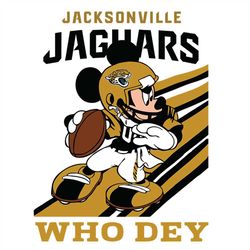 Jacksonville Jaguars Svg, Slogan Who Dey Mickey Mouse Svg, NFL Svg, Cricut File, Clipart, Mickey Svg, Football Svg, Png,