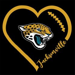 Jacksonville Jaguars Svg, Love Jaguars Svg, Cricut File, Clipart, NFL Svg, Football Svg, Sport Svg, Love Football Svg, P