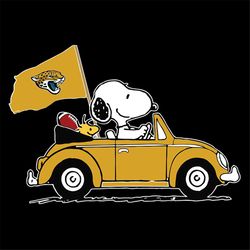 Funny Snoopy Driving Volkswagen Jacksonville Jaguars Svg, NFL Svg, Cricut File, Clipart, Car Svg, Football Svg, Cricut F