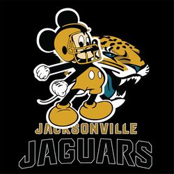 Jacksonville Jaguars Svg, Mickey Svg, Disney Svg, NFL Svg, Cricut File, Clipart, Football Svg, Sport Svg, Love Footbal S