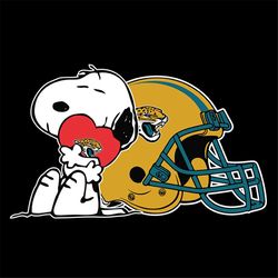 Jacksonville Jaguars Snoopy Love Svg, Cricut File, NFL Svg, Sport Svg, Football Svg, Love Svg, Snoopy Svg, Clipart, Svg,