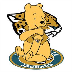 Winnie The Pooh Jacksonville Jaguars Svg, NFL Svg, Cricut File, Clipart, Football Svg, Sport Svg, Love Footbal Svg