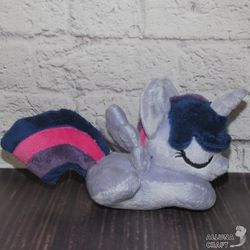 Chibi Sleepy Twilight Sparkle Plush toy My little pony plush pony toy -MADE TO ORDER