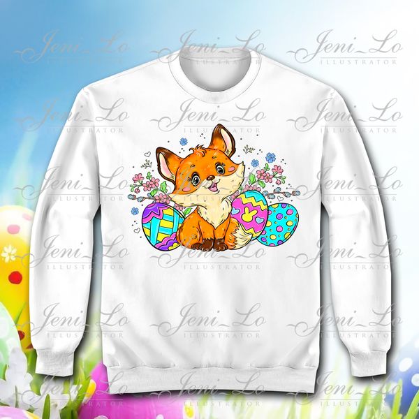 Baby Fox clipart on transparent background