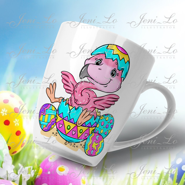 Flamingo cup gift idea