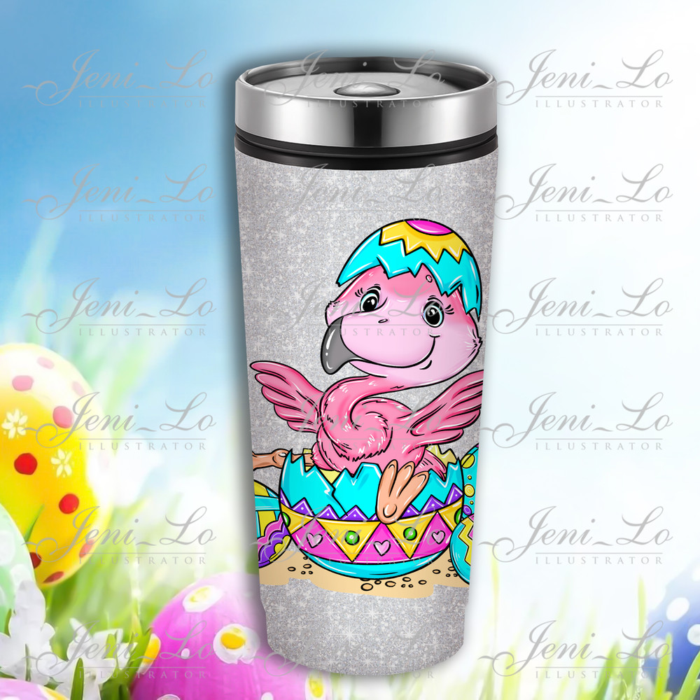 Cute flamingo transparent background