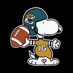 Jacksonville Jaguars Snoopy Players Funny Svg, NFL Svg, Football Svg, Cricut File, Clipart, Snoopy Svg, Love Football Sv