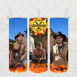 yellowstone ranch tumbler png, template sublimation designs download