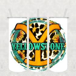 yellowstone sunflower tumbler template sublimation designs download