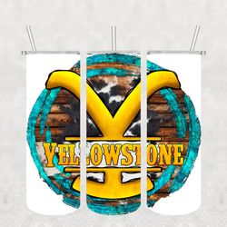yellowstone tumbler png template sublimation designs download