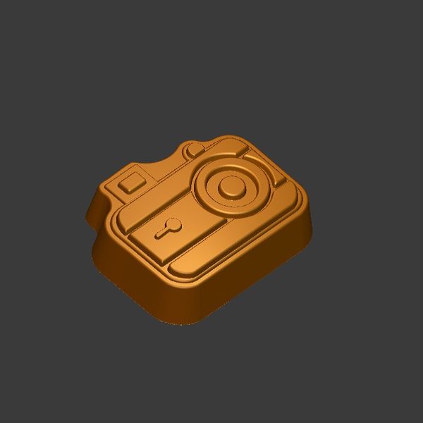 Photo camera STL file for vacuum forming and 3D printing