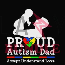 proud autism dad svg, autism puzzle piece logo svg , autism awareness svg file cut digital download