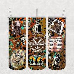 yellowstone dutton ranch tumbler template sublimation designs download