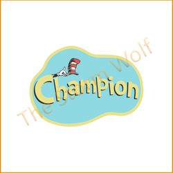 Champion Svg, The Cat In The Hat Svg, Dr Seuss Svg, Dr. Seuss Svg, Thing One Svg, Thing Two Svg, Fish One Svg, Fish Two