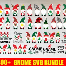 400 Gnome SVG Bundle, Gnome Christmas svg, Gnome Cut Files