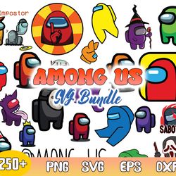 among us bundle svg, among us svg, among us game vector, among us costume, impostor