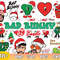 Bad Bunny Christmas Bundle Svg, Bunny Santa Claus Hat Christmas, Una Vidad Sin Ti Svg.jpg