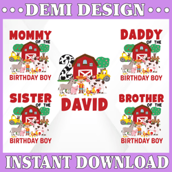 Personalized Barn birthday Boy Png, Farm birthday Png, Tractor birthday Png, Farm Birthday Printable Family, Country bir