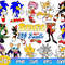 Sonic Bundle Vector, The Hedgehog Svg, Sonic Character Svg, Sonic Svg, Png Dxf Eps File.jpg