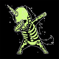 dabbing skeleton unicorn svg, halloween svg, unicorn svg, skeleton svg, unicorn dabbing, unicorn birthday, unicorn party
