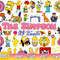 The Simpson Bundle Svg, Simpsons Svg, Simpsons Family Svg, Png Dxf Eps File .jpg