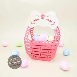Easter basket svg | Egg holder svg | Basket template | Flower basket | Candy basket | Svg file for cricut