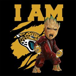 I Am Groot PNG Jacksonville Jaguars PNG, NFL PNG, Football PNG, Football Mom PNG, Printable 300 DPI