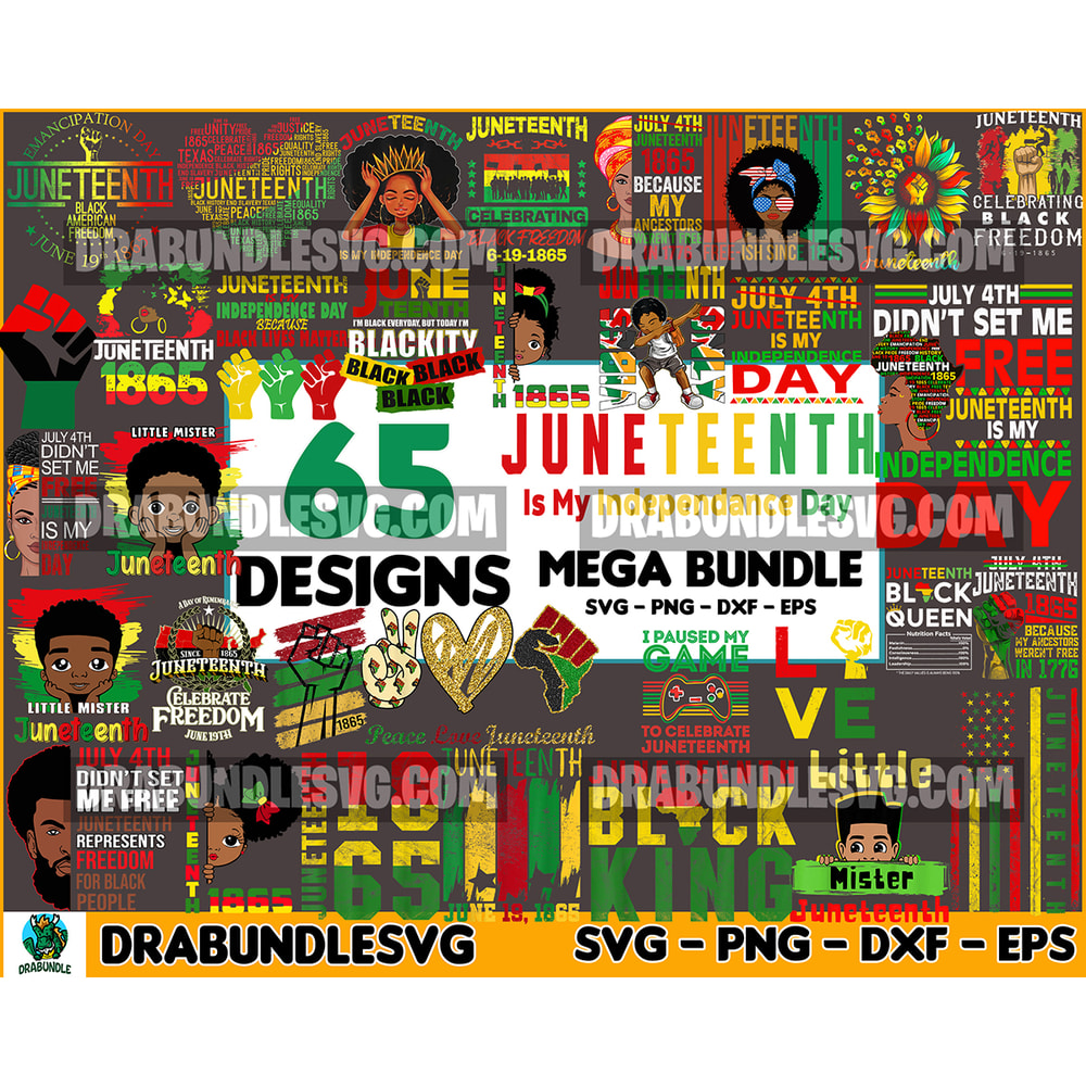 65 File Juneteenth bundle black history svg 1865 Vibes Afro Black Girl Melanin woman Live Matter African American svg files cricut.jpg