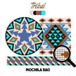 PATTERN: Tapestry crochet bag / wayuu mochila bag / Tribal - 781