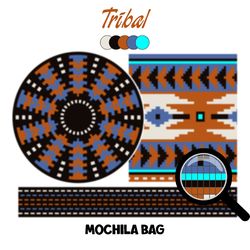 PATTERN: Tapestry crochet bag / wayuu mochila bag / Tribal - 783