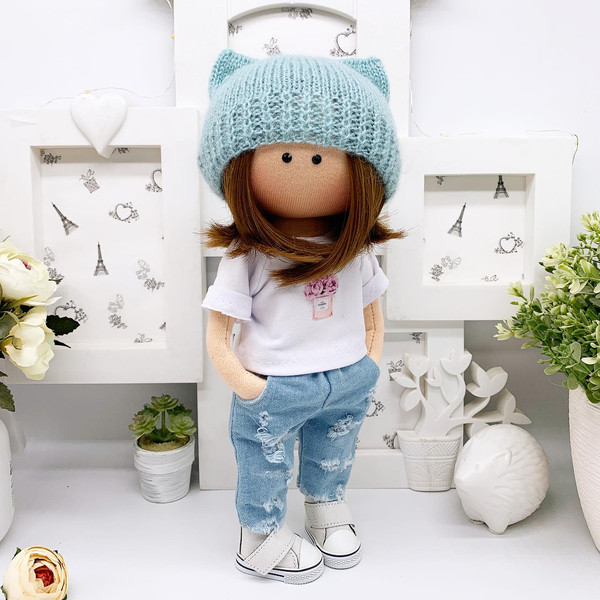textile-tilda-doll-handmade-interior-doll-Art-doll-Cloth-Doll-dolls-for-girls-fabric-doll-personalized-doll-parenting-Toys-animals-Dogs-ripped-jean-beagle-squar