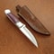 hunting knife with bone handle
