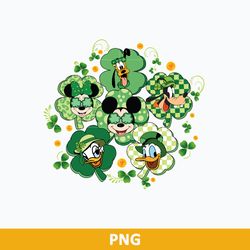 mickey and friend st patrick's day png, disney st patrick's day png, st patrick's day png file