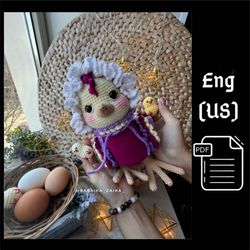 PDF Crochet Easter Chicken and Chicks Pattern