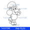 BLUEY characters Cartoon,Birthday Party Digital, PNG, png files for sublimation, BL54.jpeg