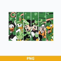 mickey and friends st patricks day png, disney st patricks day png, disney friends png file
