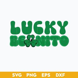 lucky benito svg, st patrick's day svg, bad bunny lucky svg, png dxf eps file