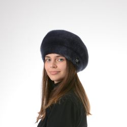 Beret. Warm beret. Winter Mink Berets. Real Fur Beret. Mink Hats. Fur Beret. Winter Berets. Women Berets. Ladies Fur Hat