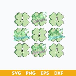 bad bunny lucky bebesita svg, bad bunny lucky svg, bad bunny st patrick day svg, png dxf eps file
