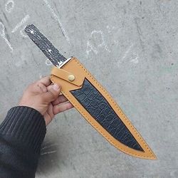 "stainless-steel-knife"hunting-knife-with sheath"fixed-blade-camping-knife, bowie-knife, handmade-knives, gifts-for-men.