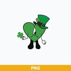 bad bunny heart leprechaun hat png, bad bunny st patrick day png, st patrick day png file
