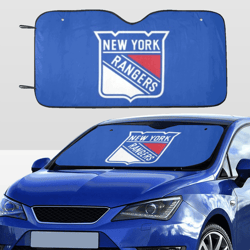 New York Rangers Car Sunshade