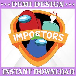 Imposter Impostor Among Game Us Sus svg png dxf eps digital download
