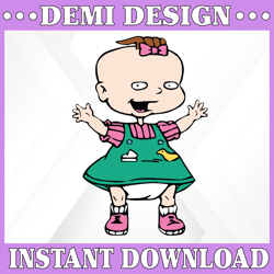 Lil DeVille Rugrats SVG, png, dxf, Cricut, Silhouette Cut File, Instant Download
