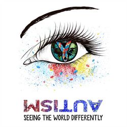 seeing the world differently, autism, eyes svg, autism svg, eyes svg, world svg, colored puzzle svg, autism puzzle svg,