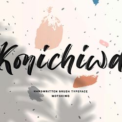 Konichiwa Brush Font Trending Fonts - Digital Font