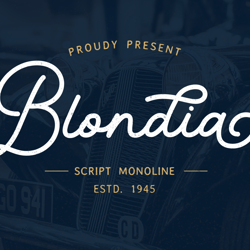 Blondia – Elegant Vintage Trending Fonts - Digital Font