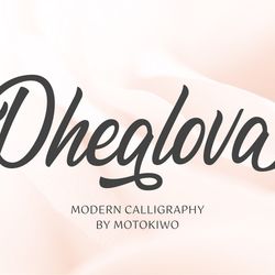 Dhealova – Romantic Script Trending Fonts - Digital Font